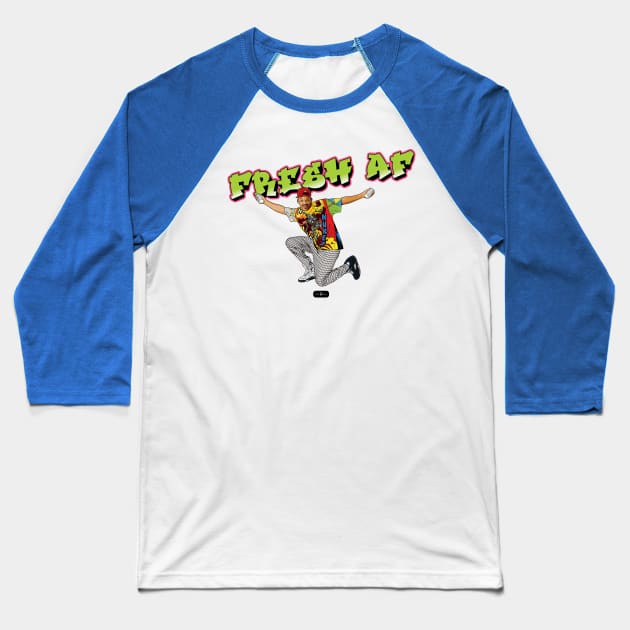 Fresh AF Baseball T-Shirt by deenallydesigns